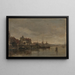 La tour des pleureuses avec le pont sur le Gelderse Kade à Amsterdam - Jacob Maris — quadro incorniciato alla parete