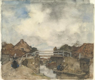 Jacob Maris - Dutch Canal Rijswijk.webp