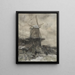Un moulin en hiver - Jacob Maris — quadro incorniciato alla parete