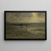Plage al tramonto - Jacob Maris — quadro incorniciato alla parete