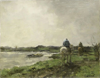Chemin de halage - Jacob Maris — vista dell’opera