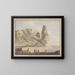 Una vista a Terracina - Jacob More — quadro incorniciato alla parete