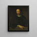 Ritratto di un uomo dopo Philippe de Champaigne Louvre - Jacob Munch — quadro incorniciato alla parete