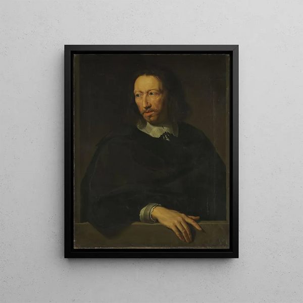 Jacob Munch - Portrait of a Man After Philippe de Champaigne Louvre.webp