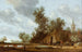 La halte à l'auberge - Jacob Salomonsz van Ruysdael — vista dell’opera