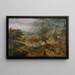 Paesaggio con villaggio in autunno - Jacob Savery l'Ancien — quadro incorniciato alla parete