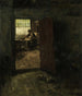 Interno domestico con una donna di campagna e un bambino - Jacob Simon Hendrik Kever — vista dell’opera