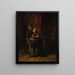 Madre e bambino - Jacob Simon Hendrik Kever — quadro incorniciato alla parete