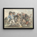 Caricatura sulla Tiercering del 1810 - Jacob Smies — quadro incorniciato alla parete