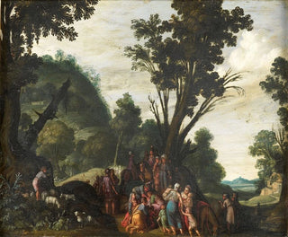 Jacob Symonsz Pynas - The Meeting of Jacob and Esau Genesis 33.webp