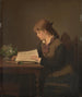 Fille lisant - Jacob Taanman — vista dell’opera