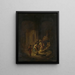 Il Cristo benedicente i piccoli figli - Jacob Willemsz. de Wet — quadro incorniciato alla parete