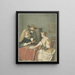Compagnia musicale d'après Gérard ter Borch II - Jacob Willemz. de Vos — quadro incorniciato alla parete