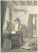 Portrait de l'artiste Jacob Smies dans un atelier avec objets d'art - Jacob Willemz de Vos — vista dell’opera