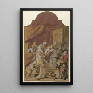 Jacob de Wit - De Opdracht in de tempel.webp