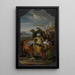 San Filippo Battista che battezza l'eunuco - Jacob de Wit — quadro incorniciato alla parete