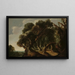 Paesaggio boscoso - Jacob van Geel — quadro incorniciato alla parete