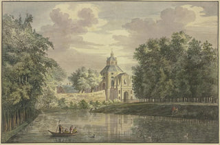 Jacob van Liender - Tor zu Utrecht mit einem Teil der Promenade.webp