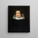 Ritratto di Maria de Sweert - Jacob van Reesbroeck — quadro incorniciato alla parete