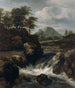 Una cascata - Jacob van Ruisdael — vista dell’opera