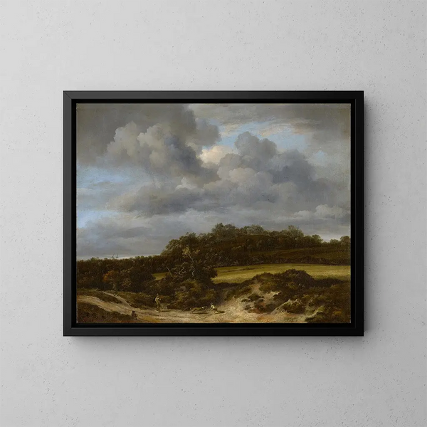 Campo di mais - Jacob van Ruisdael — quadro incorniciato alla parete