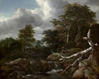 Scène forestière - Jacob van Ruisdael — vista dell’opera