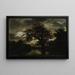 Il Vecchio Quercia - Jacob van Ruisdael — quadro incorniciato alla parete