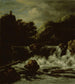 Paesaggio montano con cascata - Jacob van Ruisdael — vista dell’opera