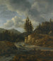 Paesaggio nordico con un torrente - Jacob van Ruisdael — vista dell’opera
