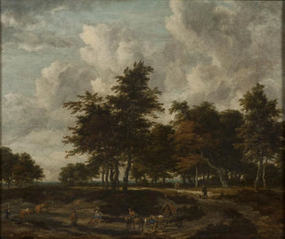 Jacob van Ruisdael - Road through a Grove.webp