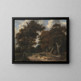 Jacob van Ruisdael - Road through an Oak Forest.webp