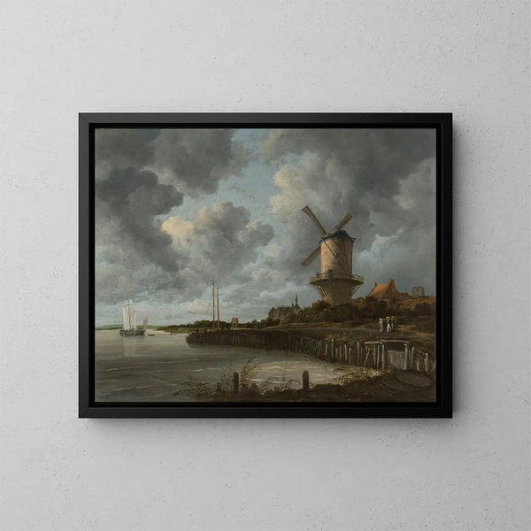 Il Mulino a Wijk bij Duurstede - Jacob van Ruisdael — quadro incorniciato alla parete