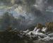 Vista dalla costa della Norvegia - Jacob van Ruisdael — vista dell’opera