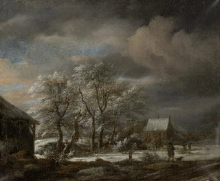 Jacob van Ruisdael - Winter Landscape with Snowcovered Trees.webp