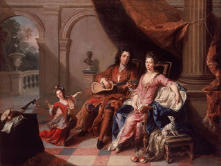 Il giocatore di chitarra - Jacob van Schuppen — vista dell’opera