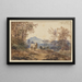 Paesaggio con Pecore e Capre - Jacob van der Does — quadro incorniciato alla parete