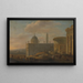 Vista di città italiana - Jacob van der Ulft — quadro incorniciato alla parete