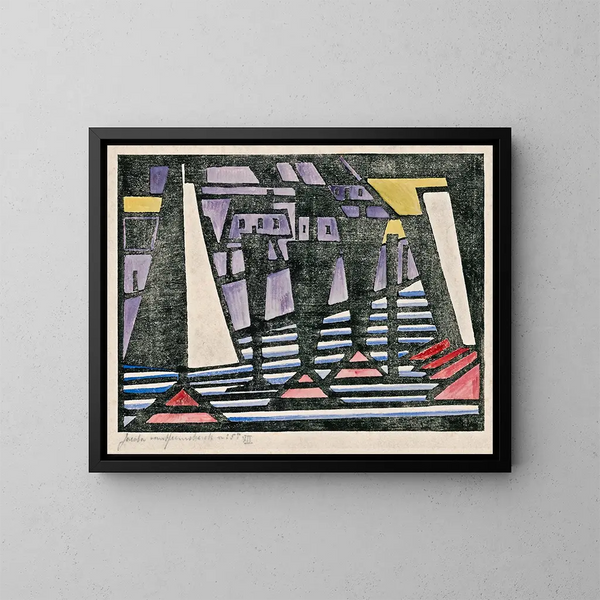 Composition VII - Jacoba van Heemskerck — quadro incorniciato alla parete
