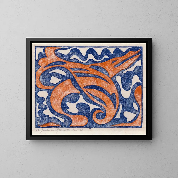 Composition XX - Jacoba van Heemskerck — quadro incorniciato alla parete