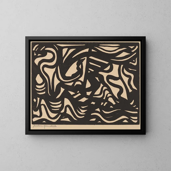 Composition n° 86 - Jacoba van Heemskerck — quadro incorniciato alla parete
