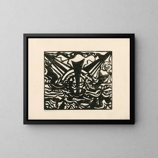 Composition XIX n° 1 - Jacoba van Heemskerck — quadro incorniciato alla parete