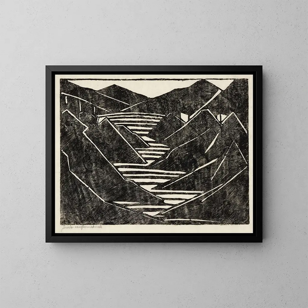 Paesaggio - Jacoba van Heemskerck — quadro incorniciato alla parete