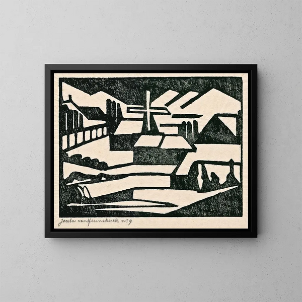 Moulin - Jacoba van Heemskerck — quadro incorniciato alla parete
