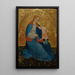La Vierge à l'Enfant - Jacobello del Fiore — quadro incorniciato alla parete