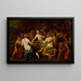 Bacchanale, l'humanité avant il diluvio Mt 24:38-39 - Jacobus Ignatius de Roore — quadro incorniciato alla parete
