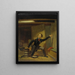 Jan van Speijk accende la miccia della polvere da sparo il 5 febbraio 1831 - Jacobus Schoemaker Doyer — quadro incorniciato alla parete