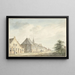 L'Hôpital Saint-Job a Utrecht - Jacobus Versteegen — quadro incorniciato alla parete