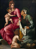 La Vergine con il Bambino con Santa Elisabetta e San Giovanni Battista - Jacopino del Conte — vista dell’opera