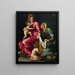 La Vergine con il Bambino con Santa Elisabetta e San Giovanni Battista - Jacopino del Conte — quadro incorniciato alla parete