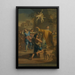 Scène en plein air avec un saint en extase entouré de dévots - Jacopo Alessandro Calvi | Reproduction — quadro incorniciato alla parete